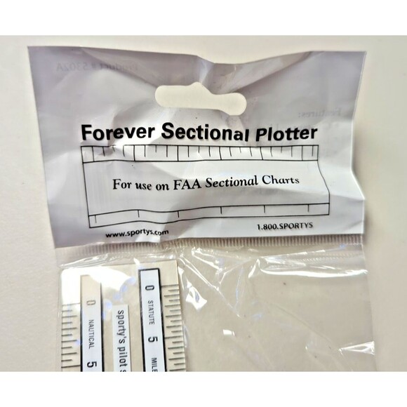 Navigation Forever Sectional Plotter for FAA Sectional Charts Sporty’s Brand - Picture 4 of 7